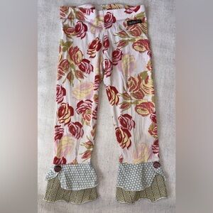 Matilda Jane Kids Bottoms - Red and Green Floral